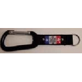 Black Carabiner with Plate & Compass Strap
